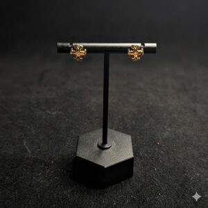 Tory Burch Gold Kira Stud Earrings